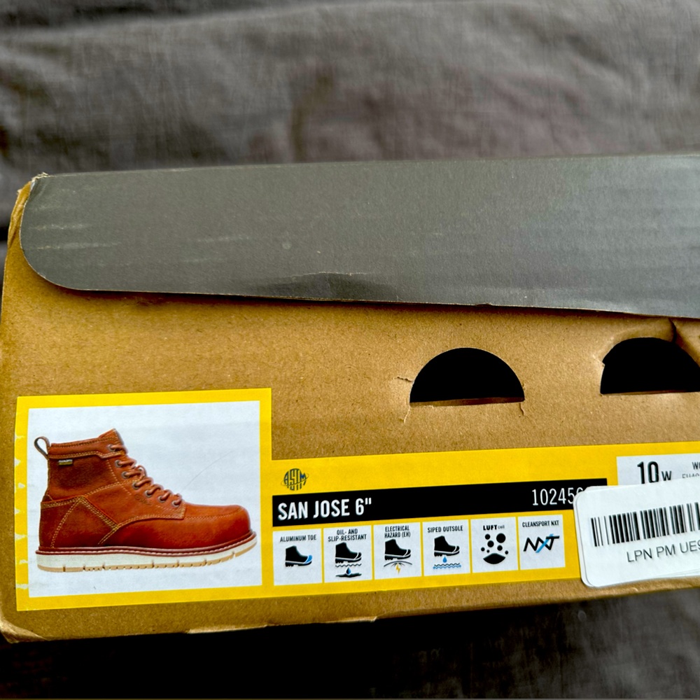 NEW 10 KEEN Utility Women's San Jose 6” Alloy Toe Wedge Work Boots